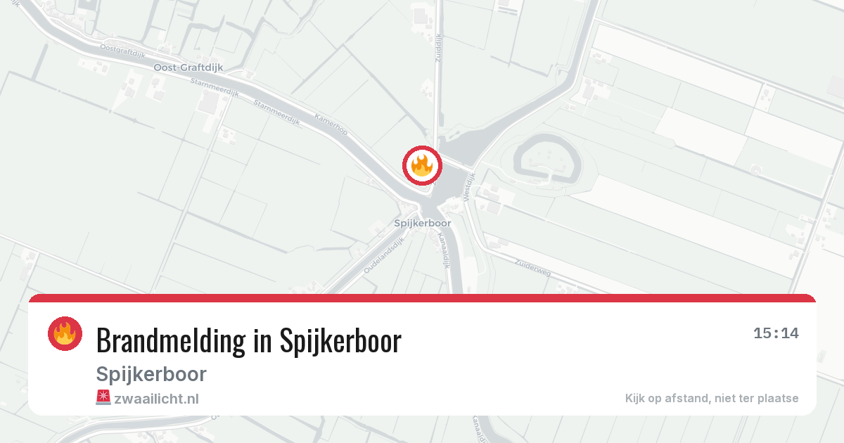 Brandmelding in Spijkerboor — 16 mei 2026