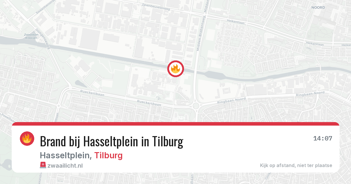 Brand bij Hasseltplein in Tilburg — 3 jun 2026