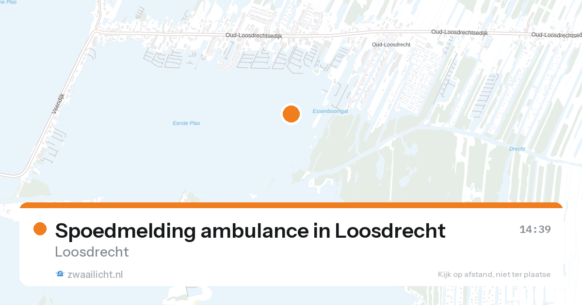 Spoedmelding ambulance in Loosdrecht — 26 aug 2026