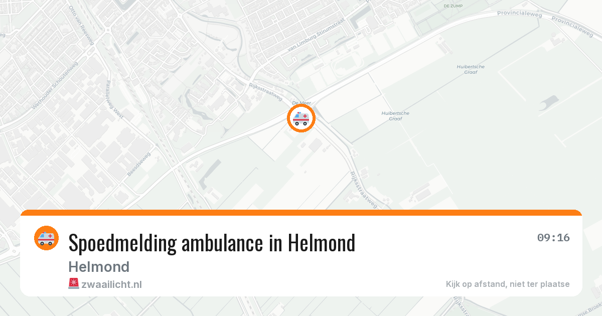 Spoedmelding ambulance in Helmond — 4 apr 2026