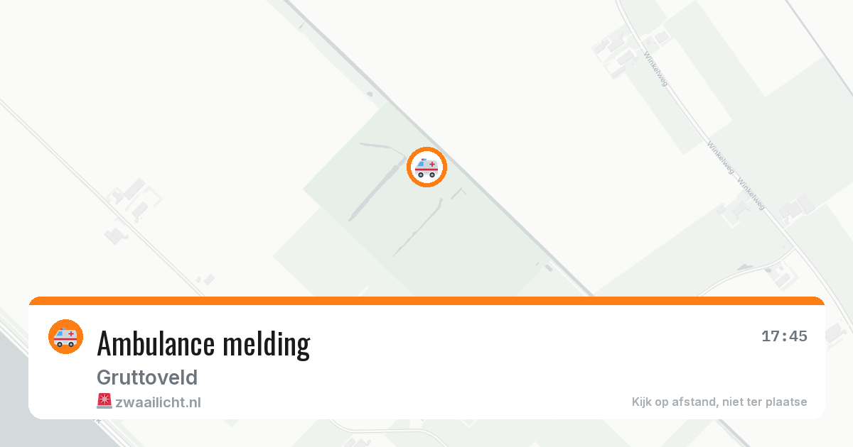Ambulance melding — 10 jul 2026