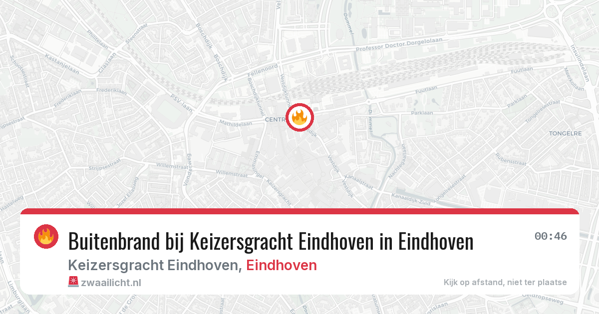 Buitenbrand bij Keizersgracht Eindhoven in Eindhoven — 21 jan 2026