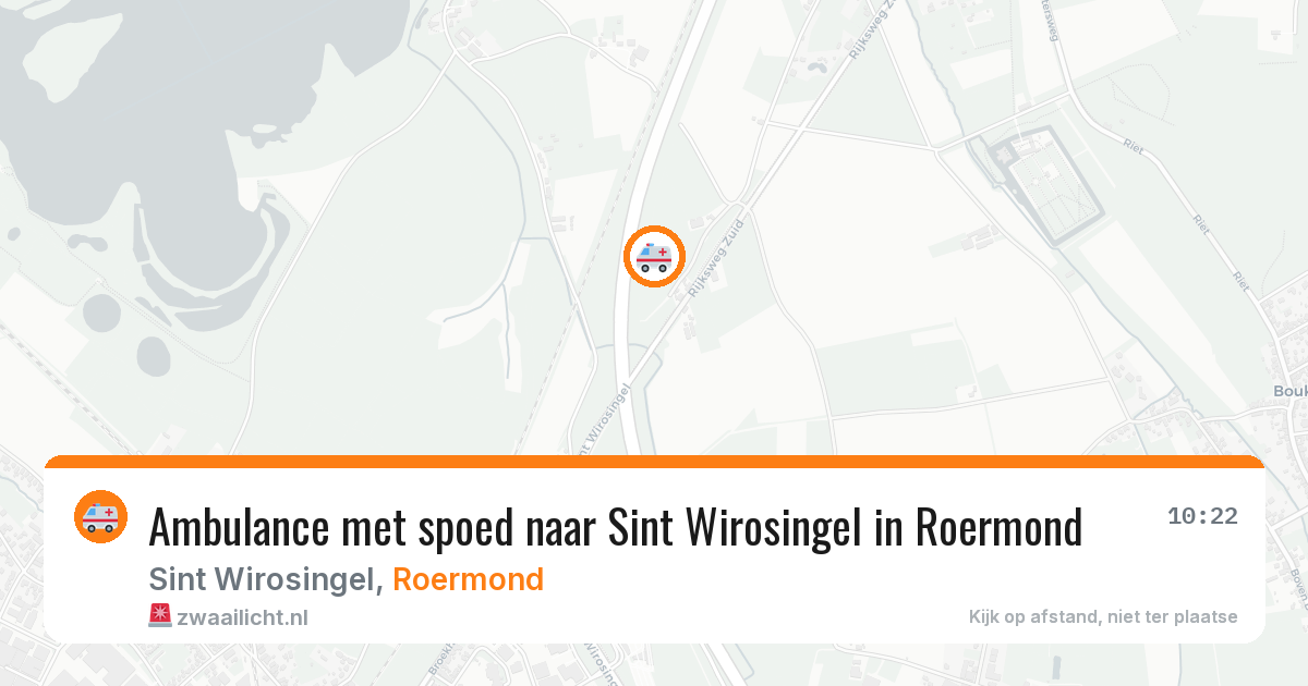 Ambulance met spoed naar Sint Wirosingel in Roermond — 19 mrt 2026