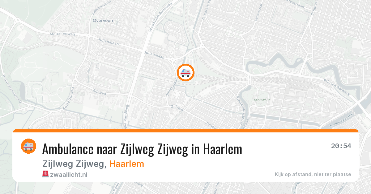 Ambulance naar Zijlweg Zijweg in Haarlem — 4 aug 2026