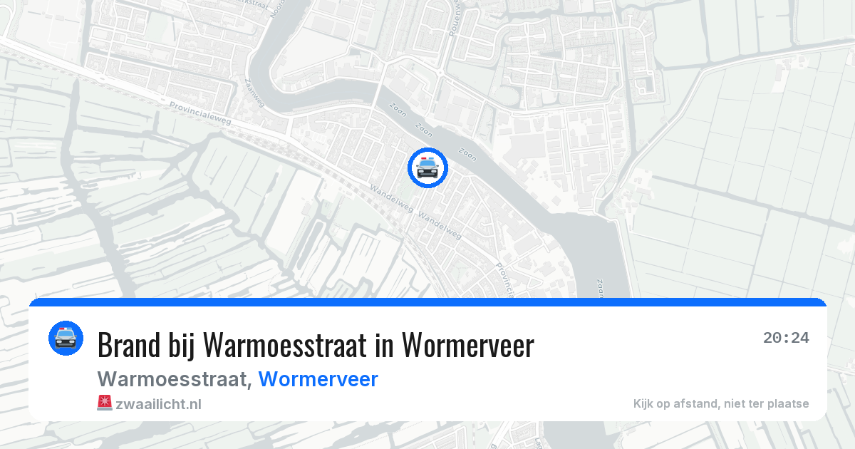 Brand bij Warmoesstraat in Wormerveer — 10 mrt 2026