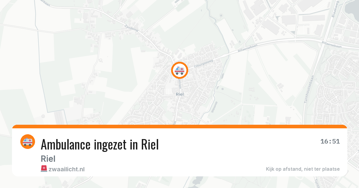 Ambulance ingezet in Riel — 4 jun 2026