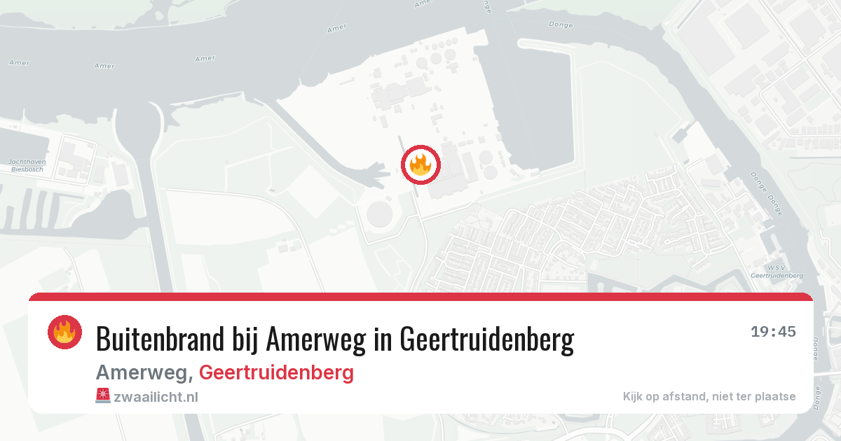 Buitenbrand bij Amerweg in Geertruidenberg — 9 jun 2026