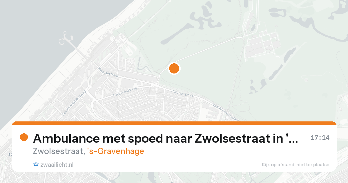 Ambulance met spoed naar Zwolsestraat in 's-Gravenhage — 29 mei 2026