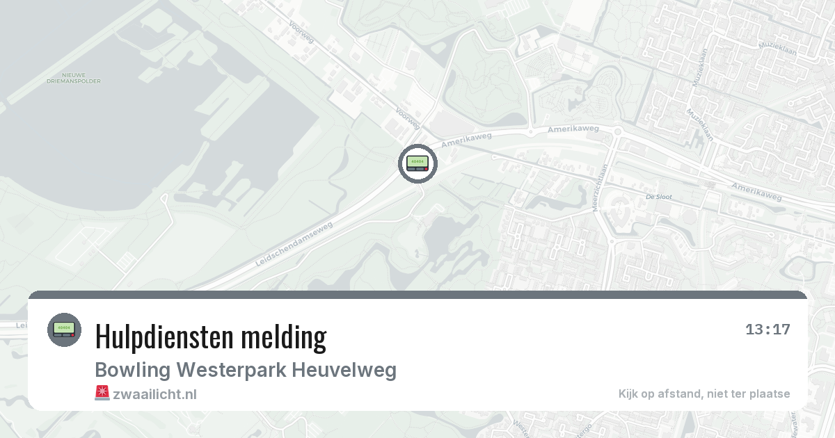 Hulpdiensten melding — 8 feb 2026