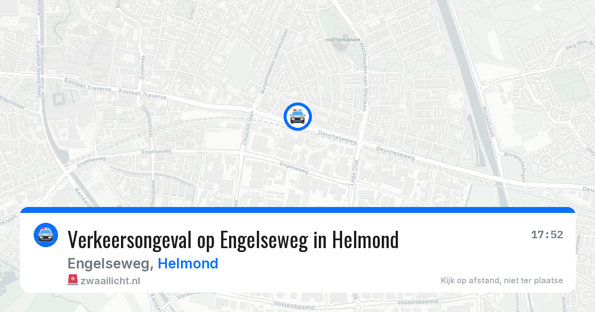 Verkeersongeval op Engelseweg in Helmond — 29 apr 2026