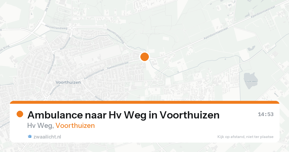 Ambulance naar Hv Weg in Voorthuizen — 17 aug 2026