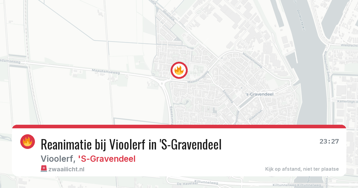 Reanimatie bij Vioolerf in 'S-Gravendeel — 8 mei 2026
