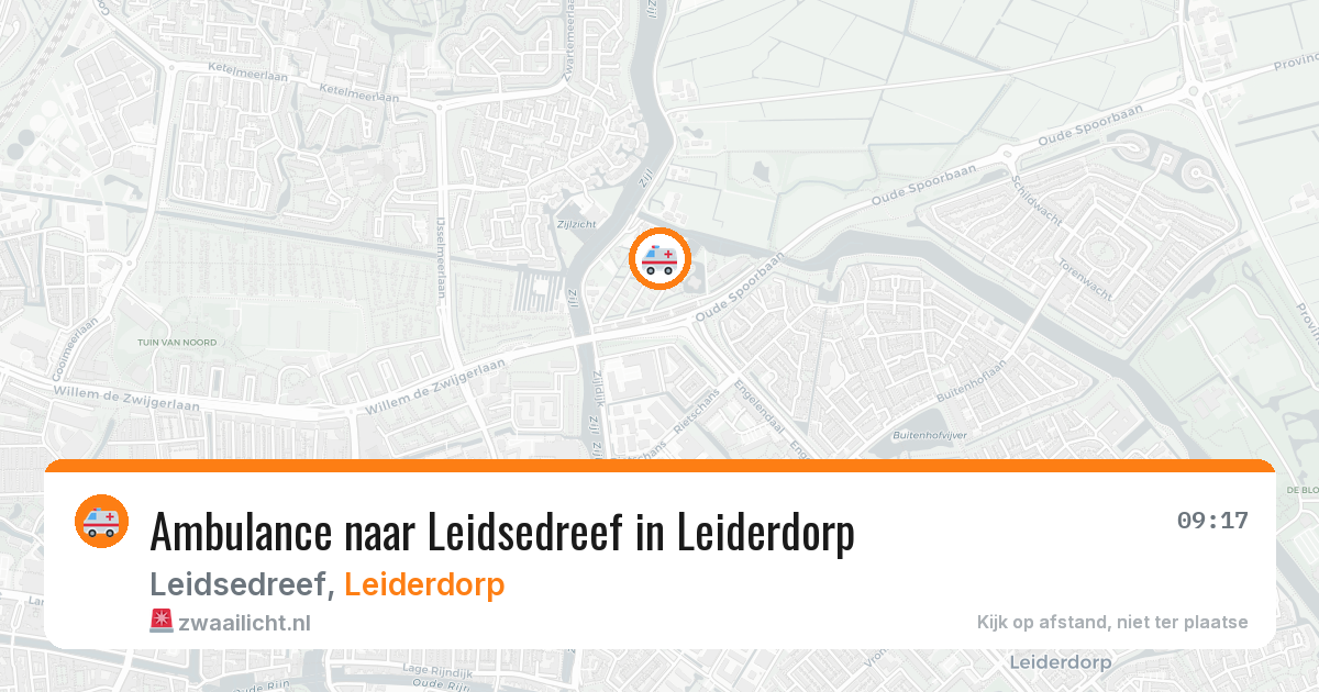 Ambulance naar Leidsedreef in Leiderdorp — 27 mei 2026