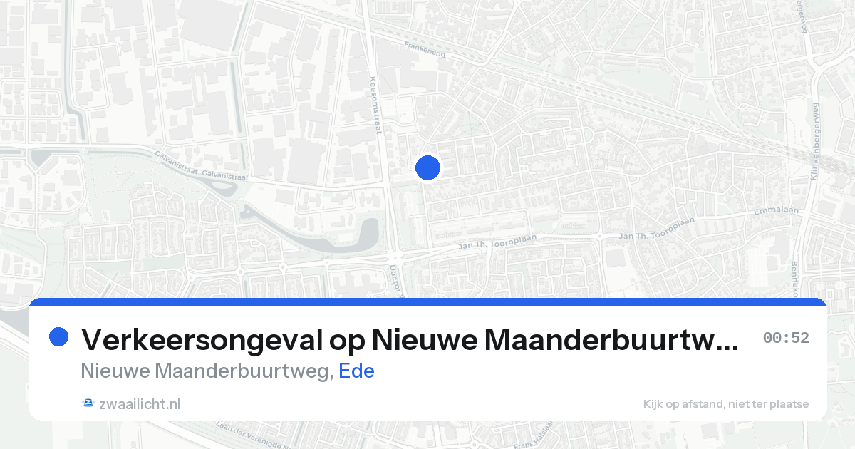Verkeersongeval op Nieuwe Maanderbuurtweg in Ede — 5 mei 2026