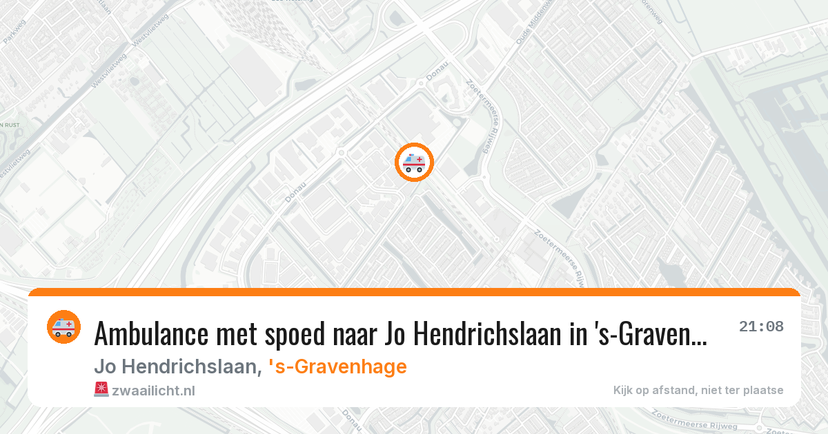 Ambulance met spoed naar Jo Hendrichslaan in 's-Gravenhage — 16 apr 2026