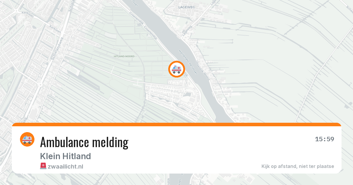Ambulance melding — 8 feb 2026