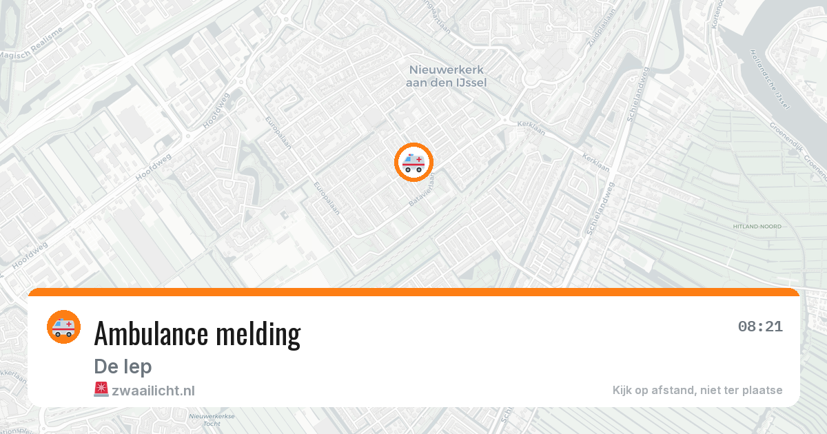 Ambulance melding — 20 jun 2026