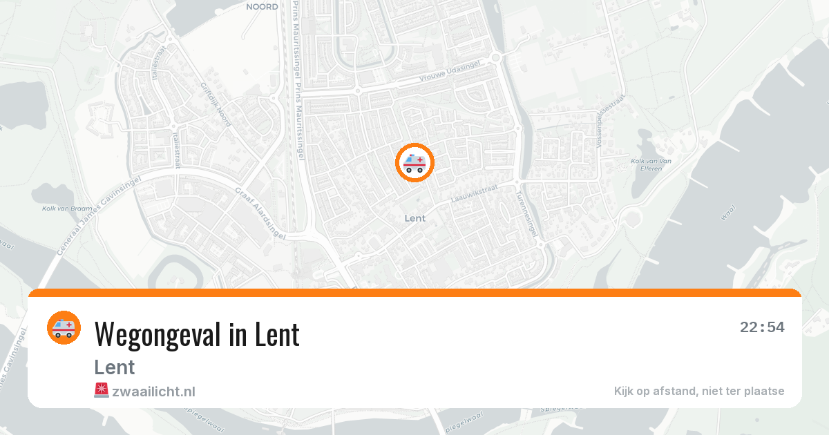 Wegongeval in Lent — 8 jul 2026