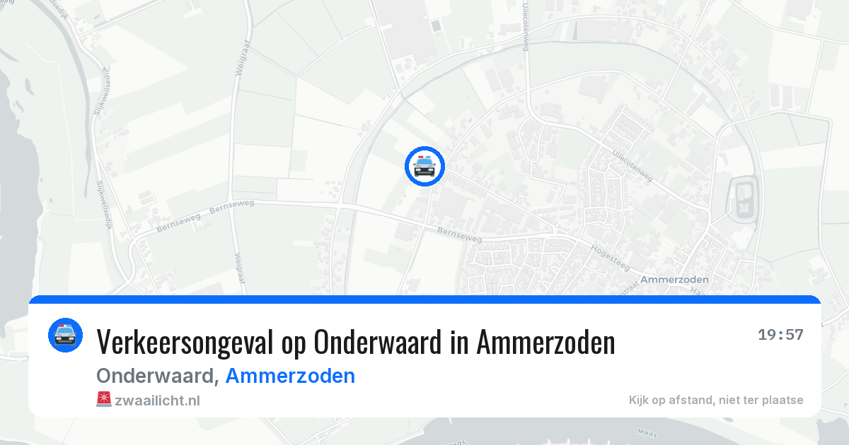 Verkeersongeval op Onderwaard in Ammerzoden — 28 mei 2026