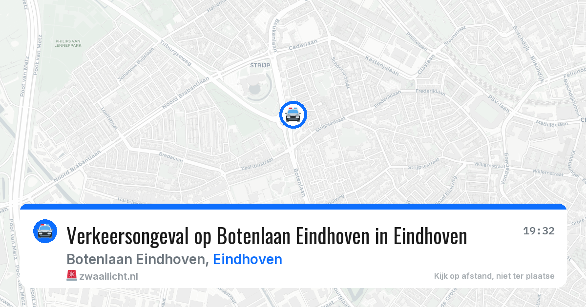 Verkeersongeval op Botenlaan Eindhoven in Eindhoven — 14 apr 2026