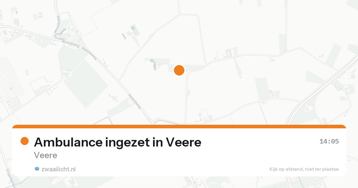 Ambulance ingezet in Veere — 15 aug 2026