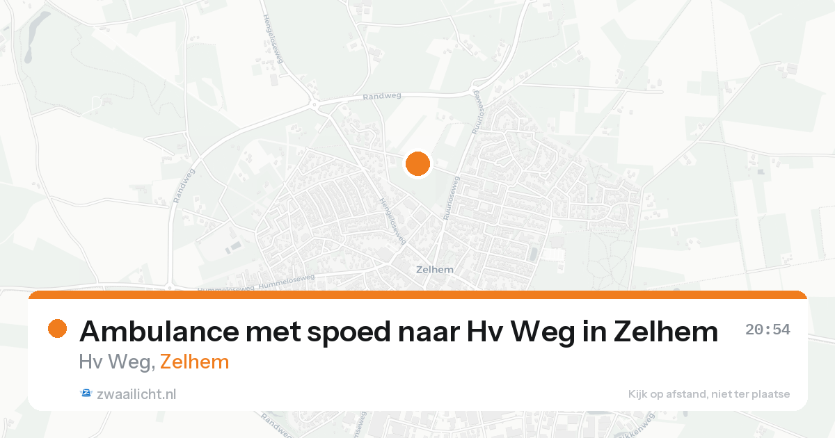 Ambulance met spoed naar Hv Weg in Zelhem — 12 aug 2026