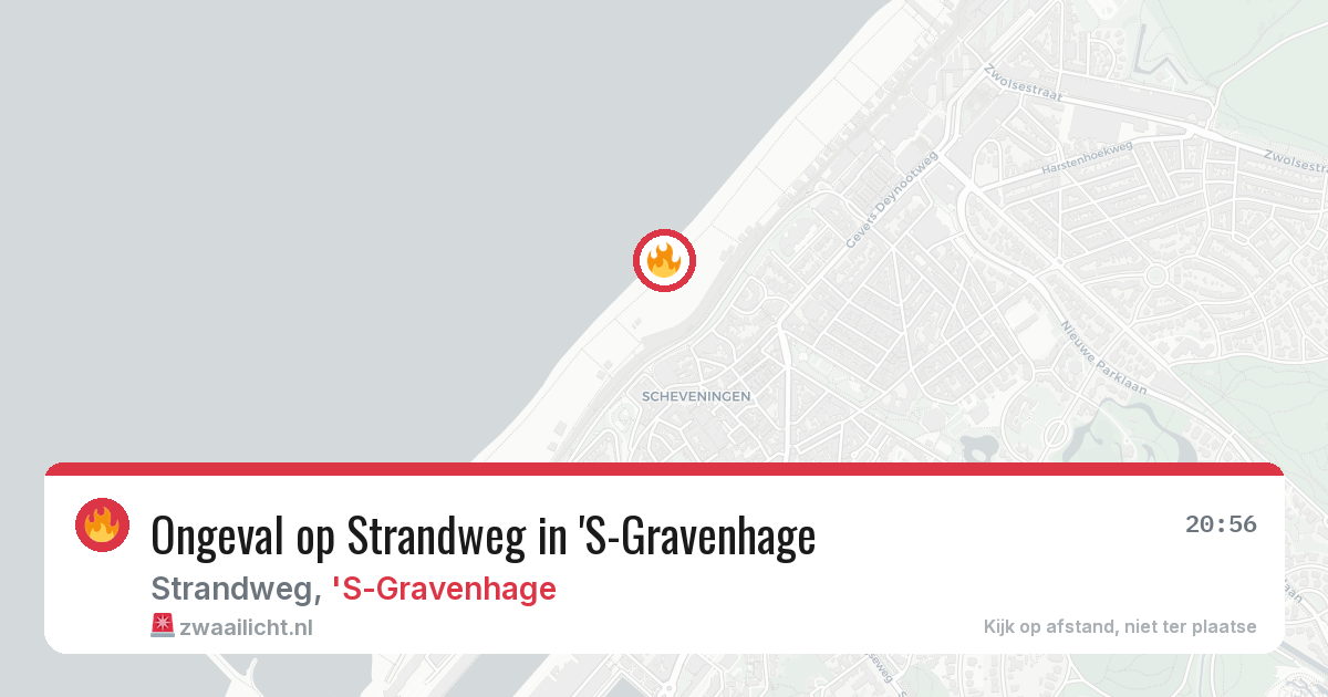 Ongeval op Strandweg in 'S-Gravenhage — 12 aug 2026