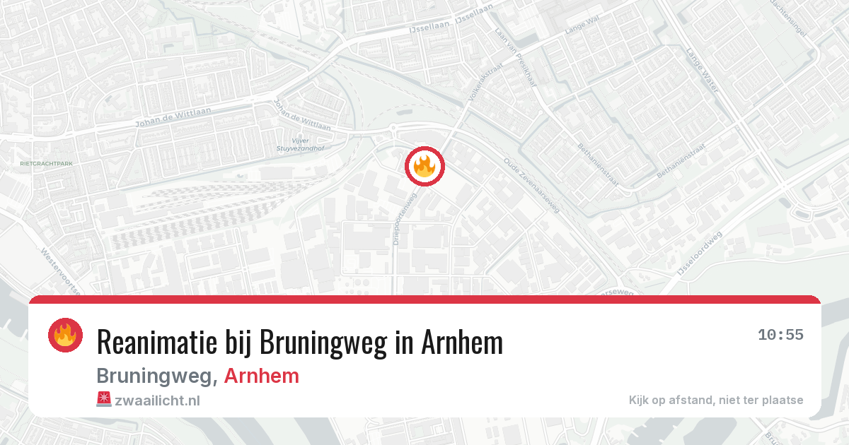 Reanimatie bij Bruningweg in Arnhem — 5 jun 2026