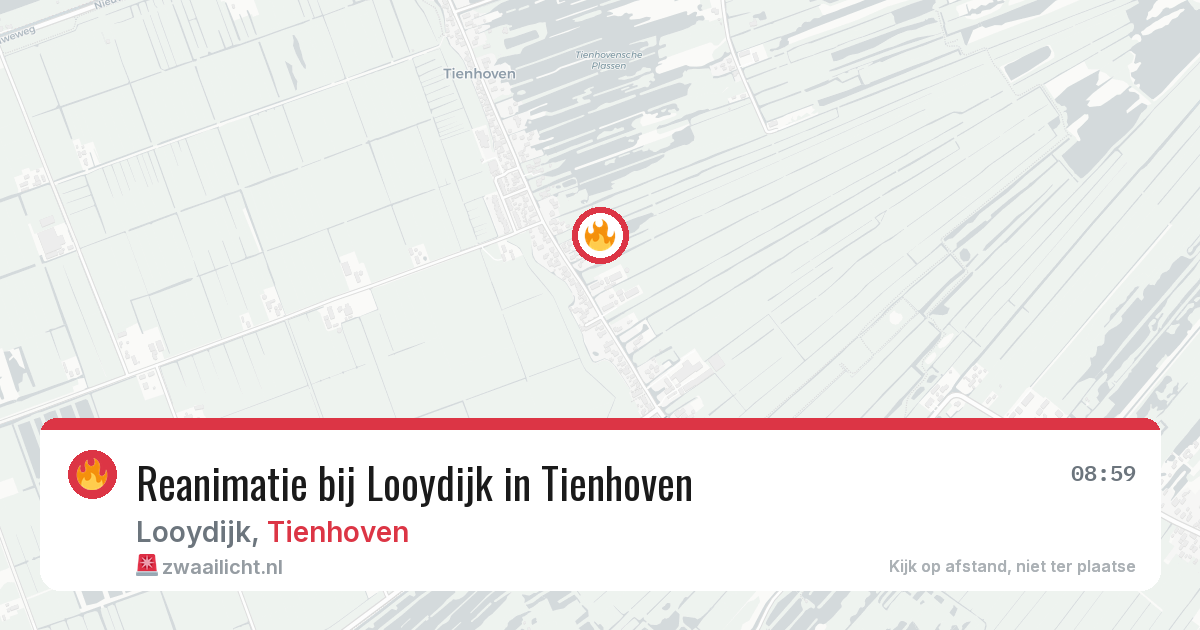 Reanimatie bij Looydijk in Tienhoven — 20 feb 2026