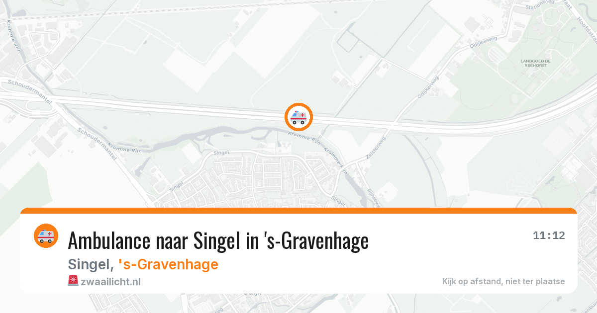 Ambulance naar Singel in 's-Gravenhage — 25 mrt 2026