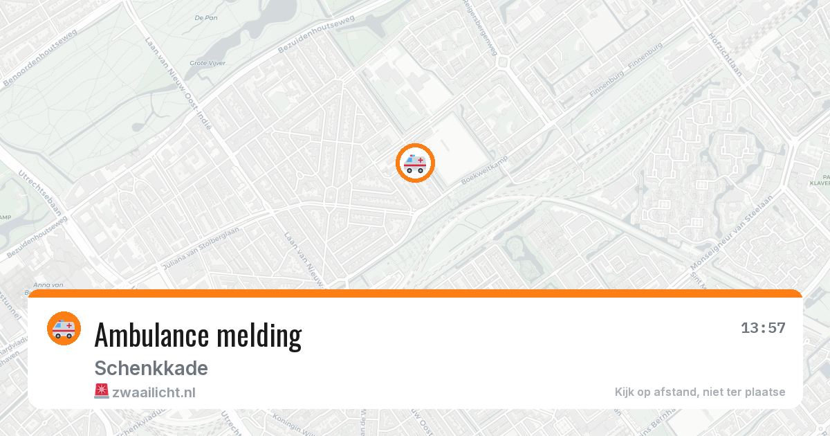 Ambulance melding — 5 jul 2026