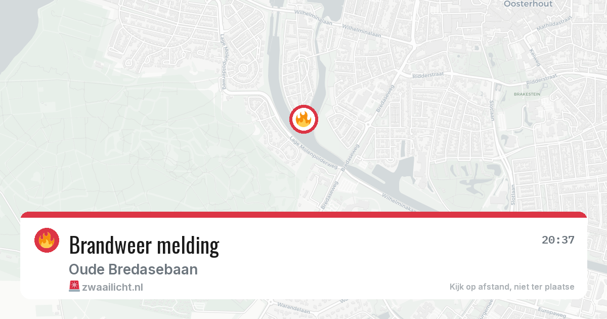Brandweer melding — 15 apr 2026