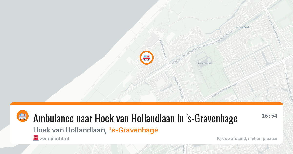 Ambulance naar Hoek van Hollandlaan in 's-Gravenhage — 31 mrt 2026