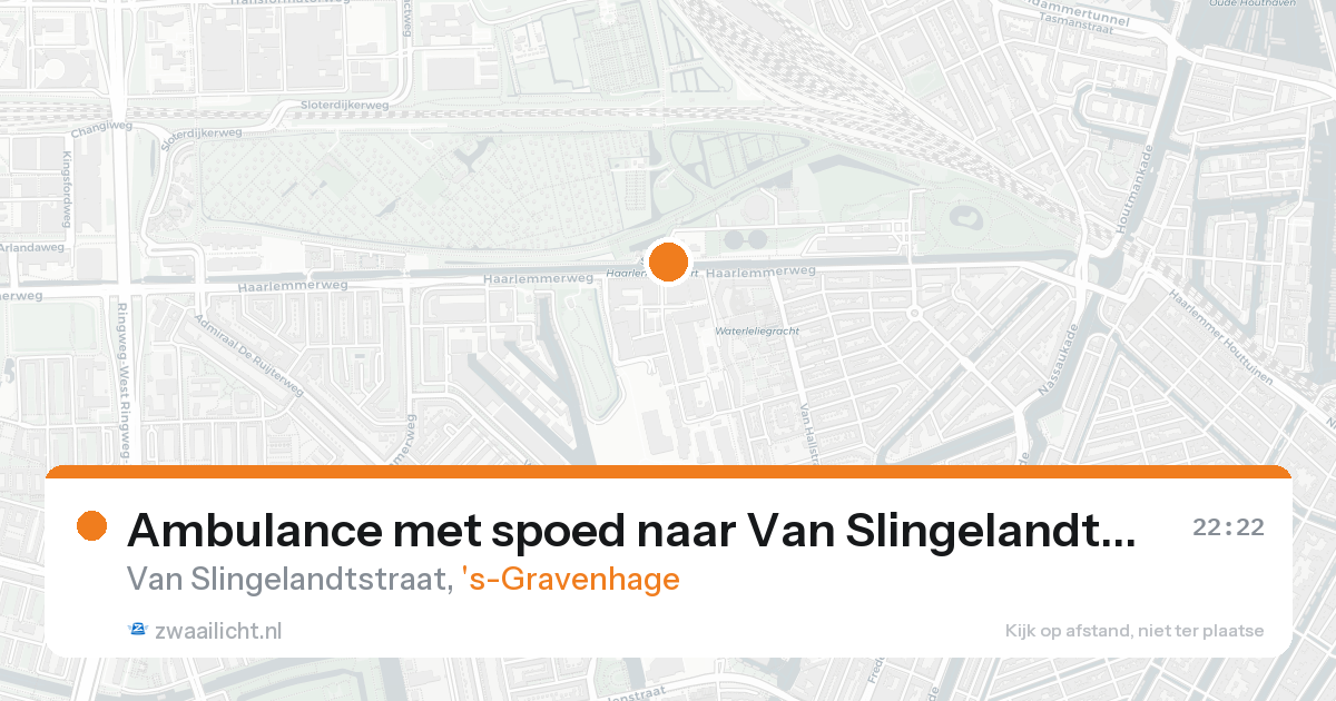 Ambulance met spoed naar Van Slingelandtstraat in 's-Gravenhage — 7 feb 2026