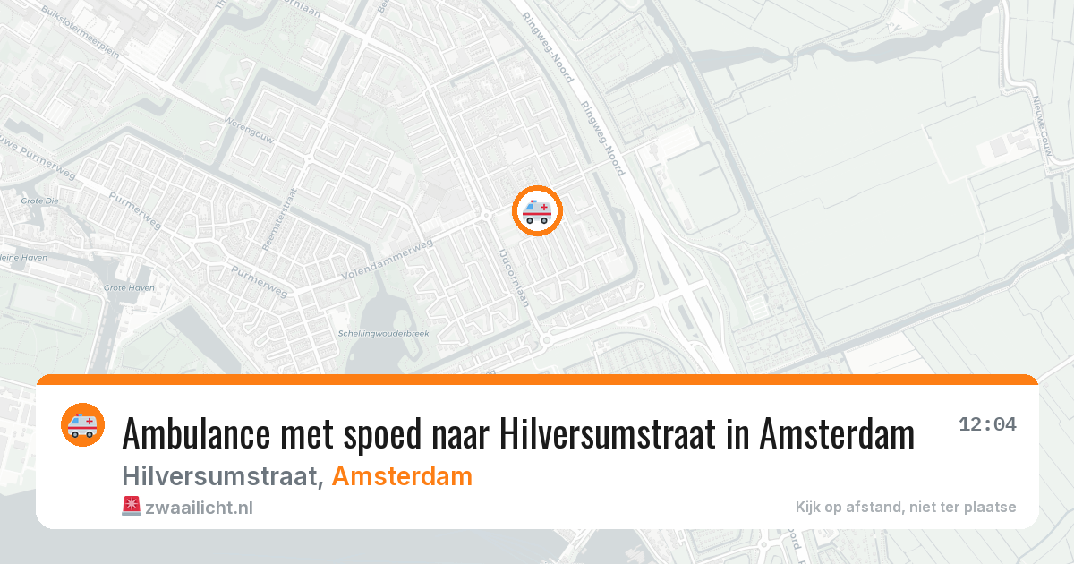 Ambulance met spoed naar Hilversumstraat in Amsterdam — 29 jan 2026