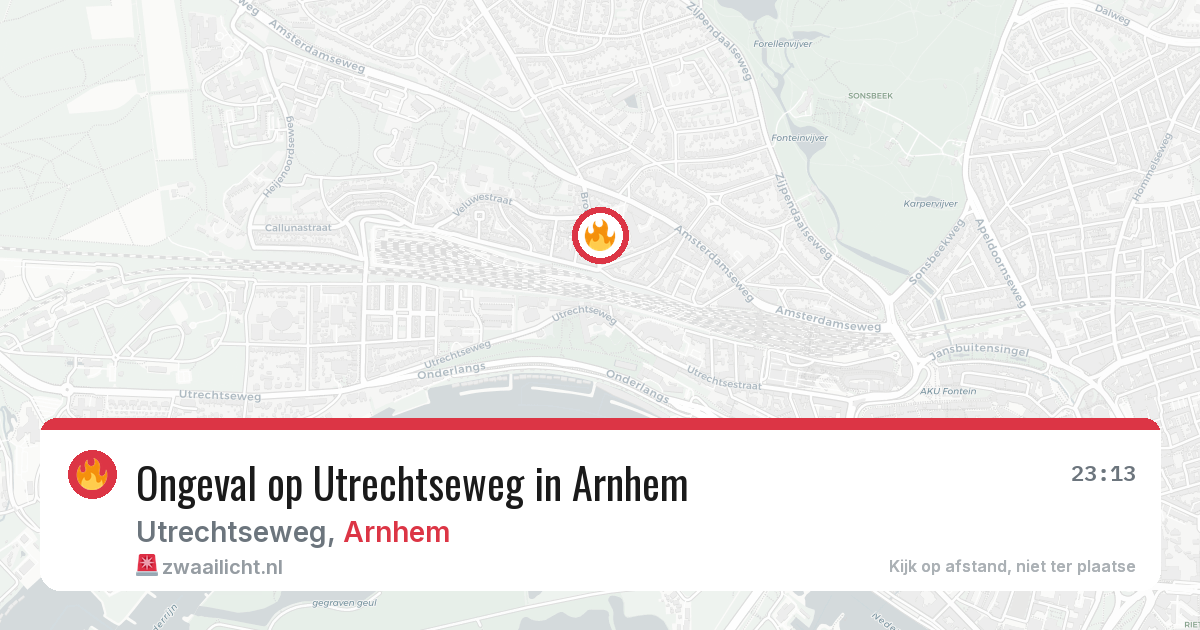 Ongeval op Utrechtseweg in Arnhem — 5 mrt 2026