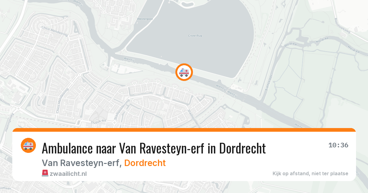 Ambulance naar Van Ravesteyn-erf in Dordrecht — 29 jan 2026