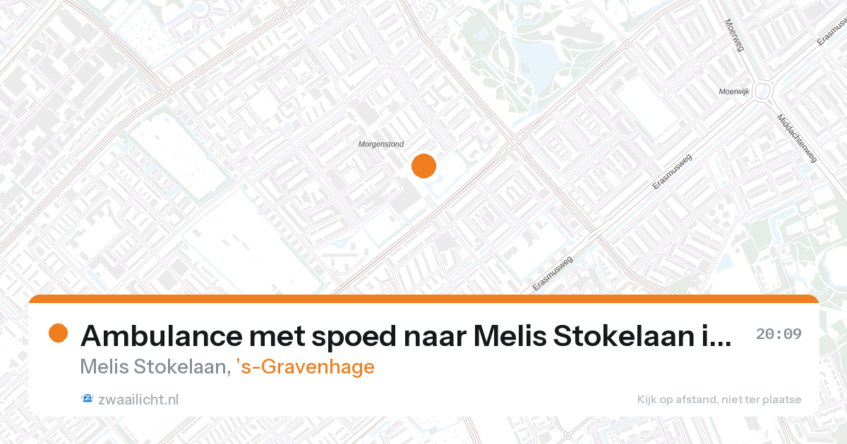 Ambulance met spoed naar Melis Stokelaan in 's-Gravenhage — 26 aug 2026