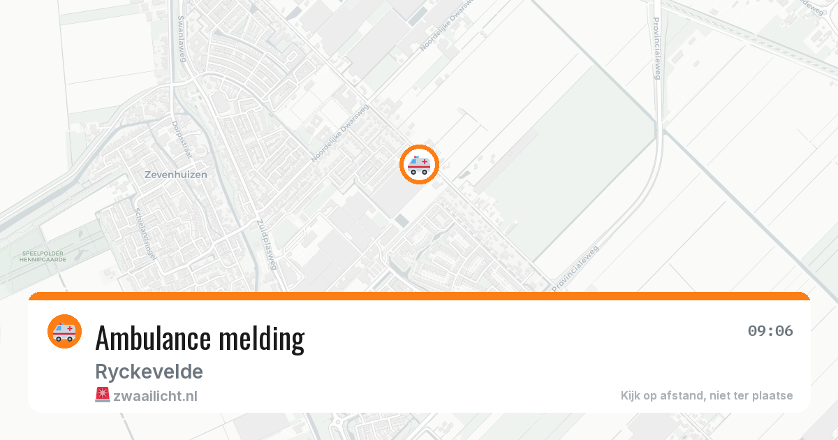 Ambulance melding — 26 jun 2026