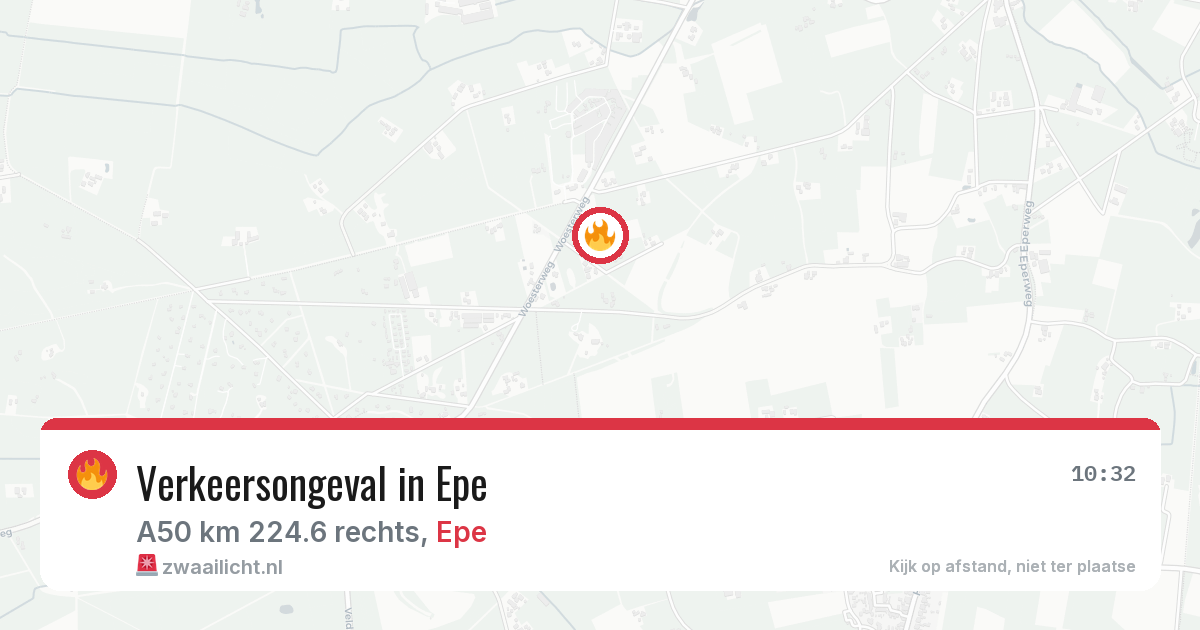 Verkeersongeval in Epe — 2 aug 2026