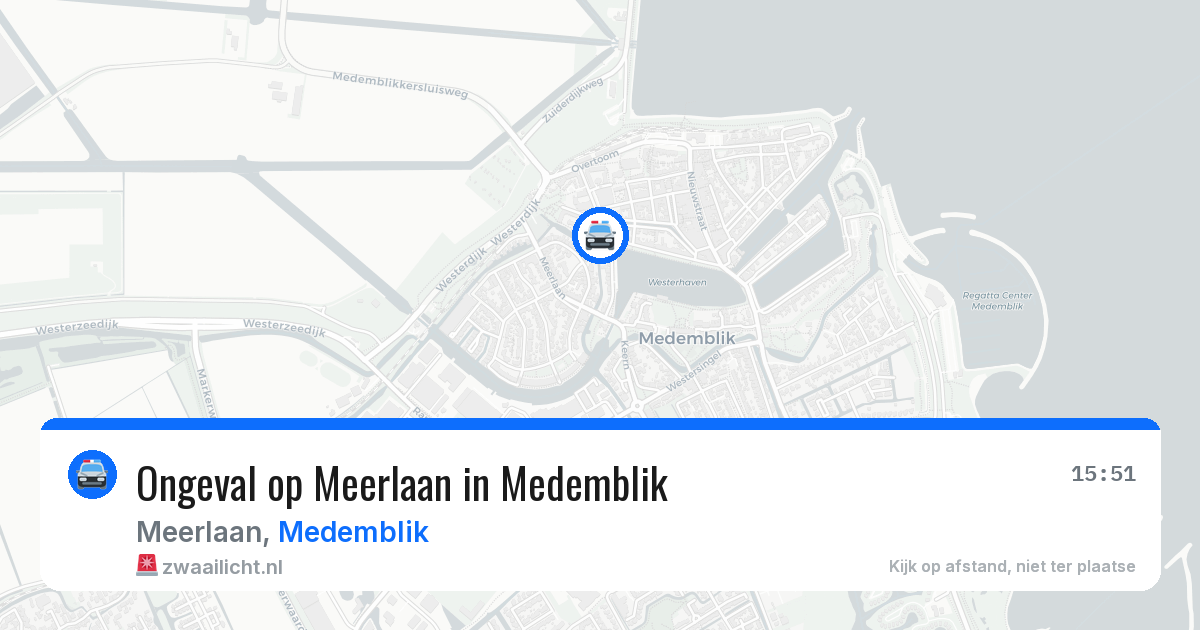 Ongeval op Meerlaan in Medemblik — 14 jun 2026