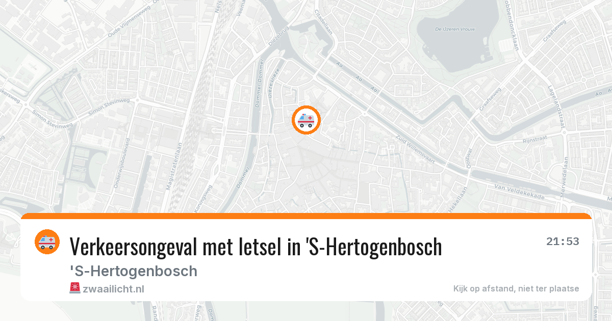 Verkeersongeval met letsel in 'S-Hertogenbosch — 17 jul 2026
