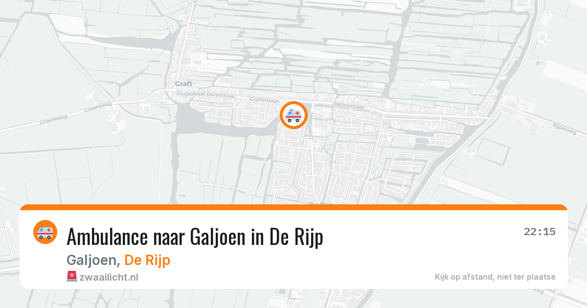 Ambulance naar Galjoen in De Rijp — 2 feb 2026