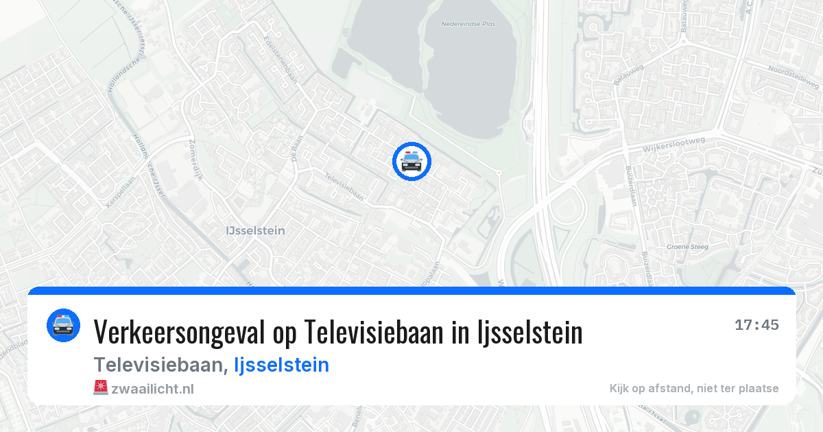 Verkeersongeval op Televisiebaan in Ijsselstein — 10 jun 2026
