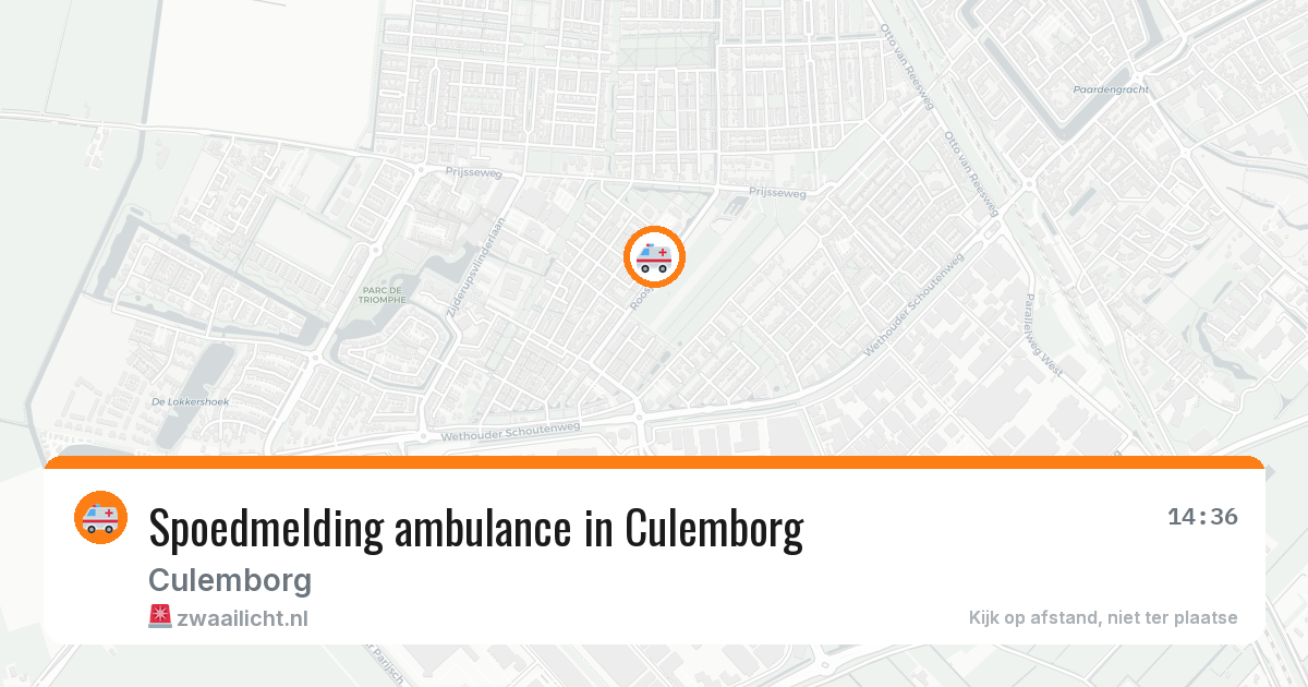 Spoedmelding ambulance in Culemborg — 11 aug 2026