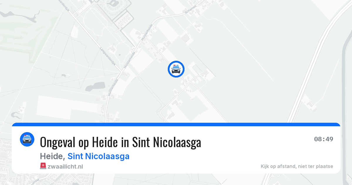 Ongeval op Heide in Sint Nicolaasga — 10 jun 2026
