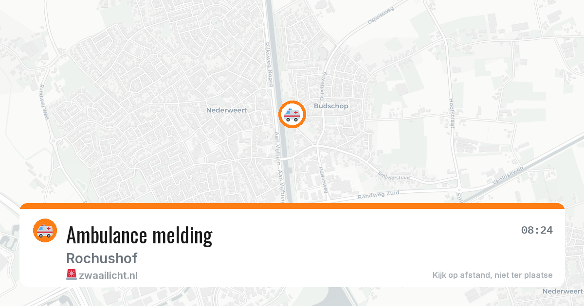 Ambulance melding — 24 apr 2026