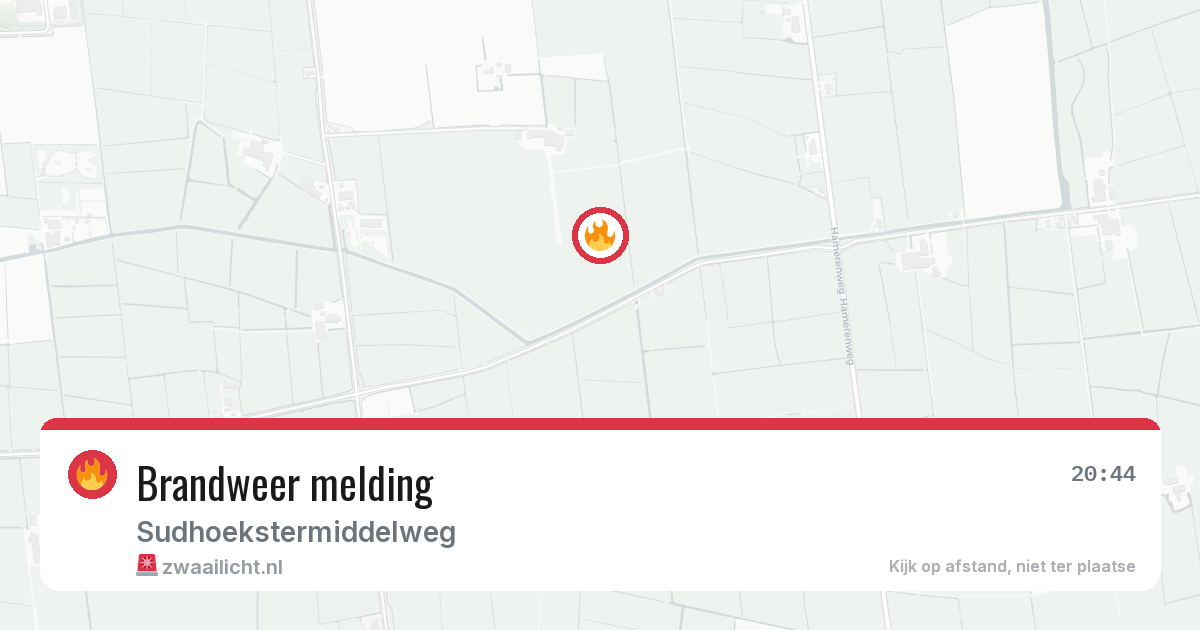 Brandweer melding — 27 jun 2026