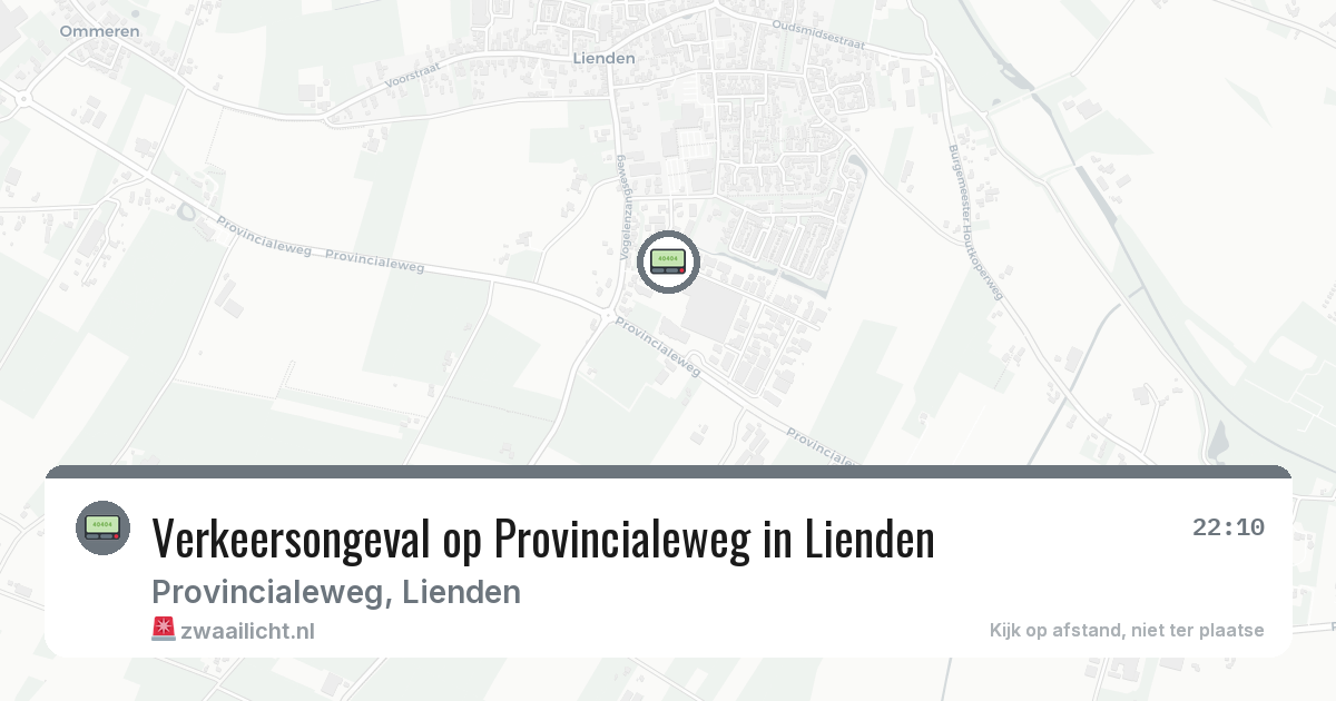 Verkeersongeval op Provincialeweg in Lienden — 27 jun 2026