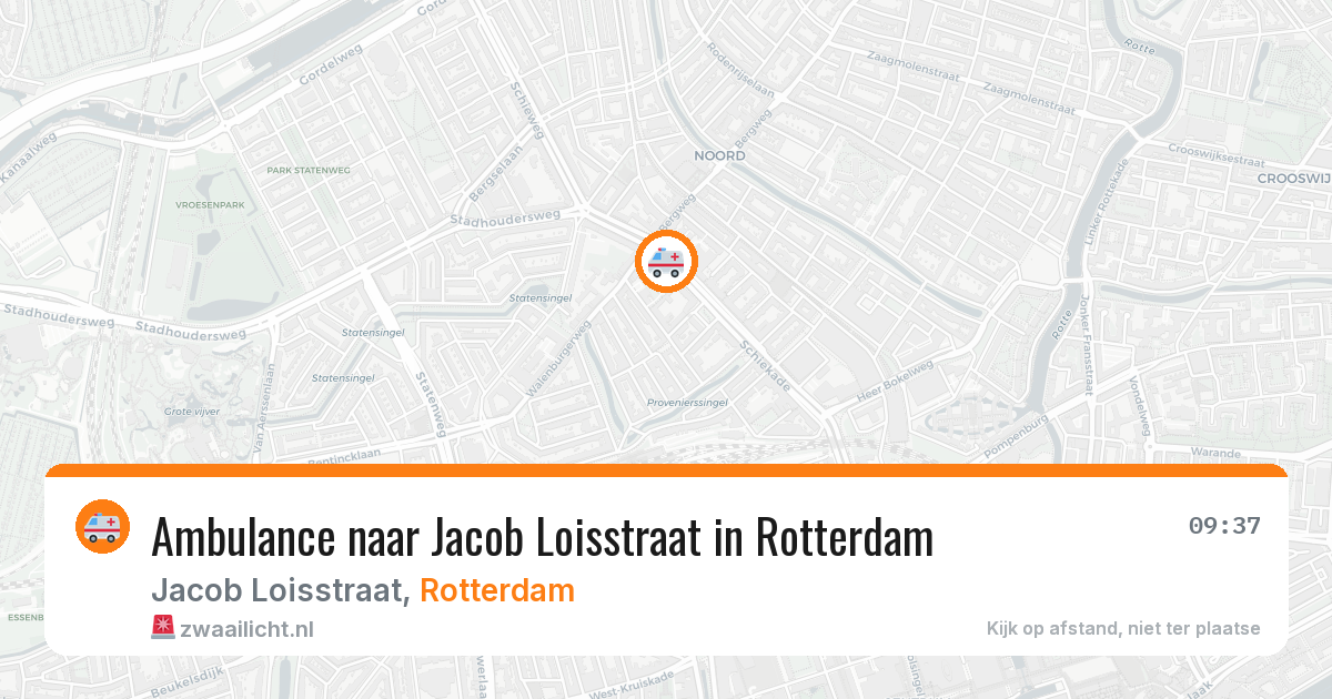 Ambulance naar Jacob Loisstraat in Rotterdam — 30 jun 2026